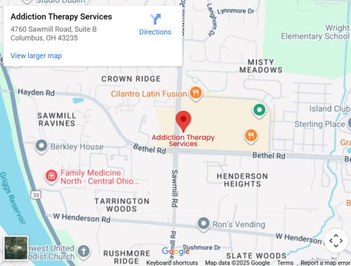 Get Directions to Addiction Therapy Services, Addiction Clinic in Columbus, OH
